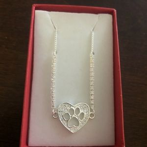 Silver paw Bracelet